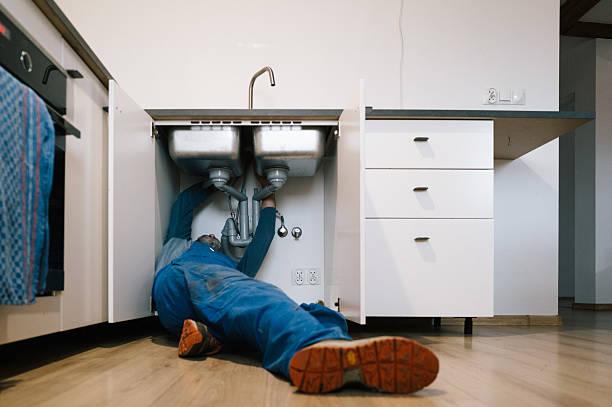 Professional Drain Cleaning technician working in Avoca, MI